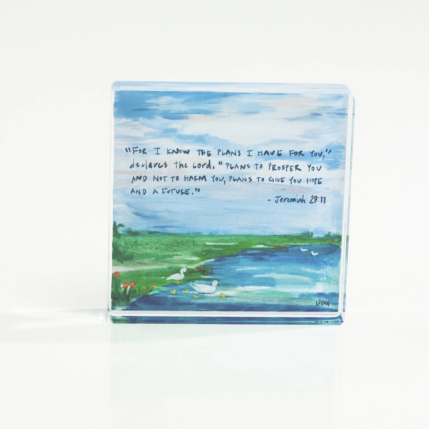 JEREMIAH 29:11 ACRYLIC BLOCK