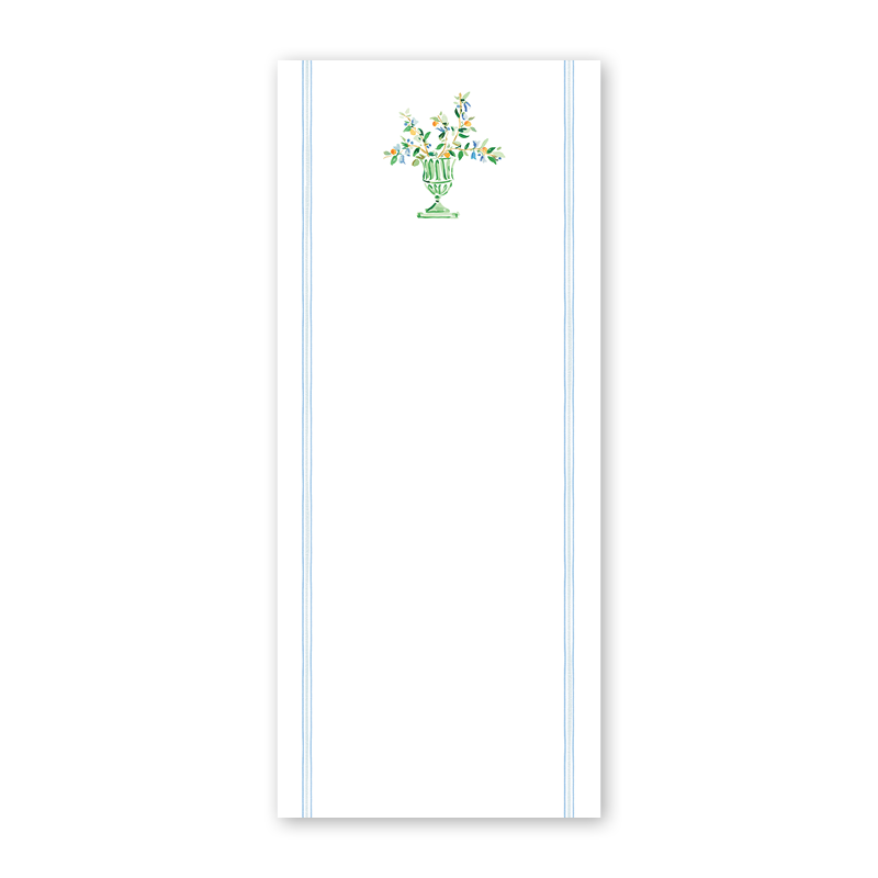 BESPOKE CLEMENTINE TOPIARY SKINNY NOTEPAD