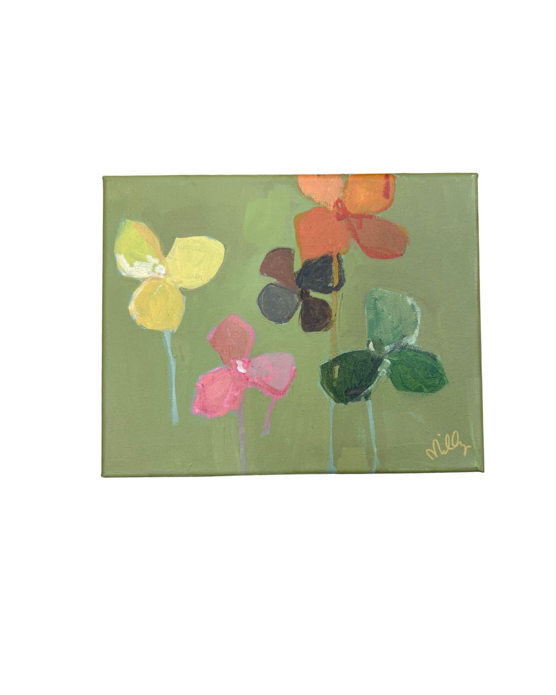 PICKING PANSIES- 8x10