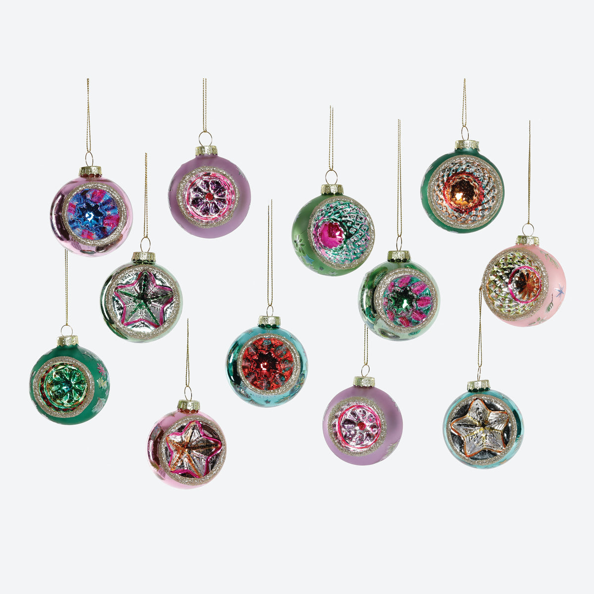 REFLECTOR ORNAMENTS ASSORTED