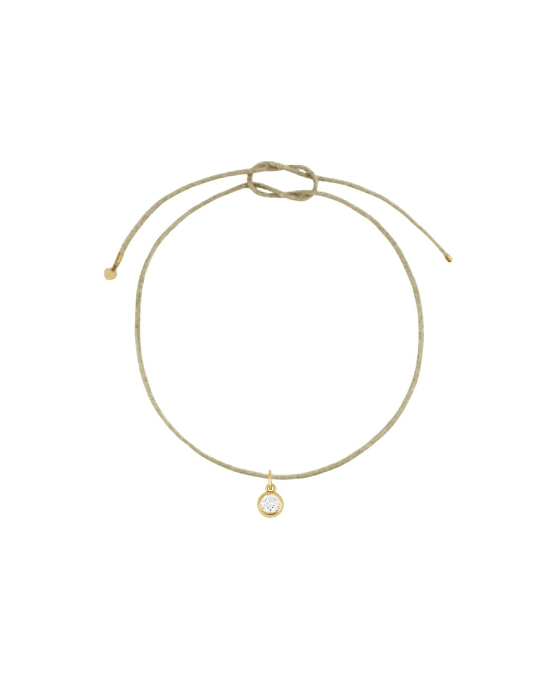 BEZEL CHARM WITH CORD
