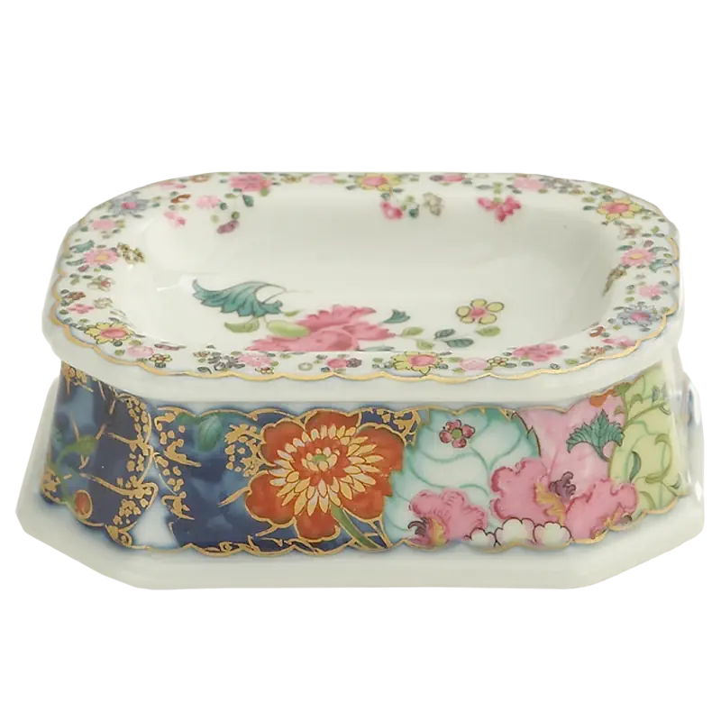MOTTAHEDEH TOBACCO LEAF MASTER SALT DISH OR SOAP DISH