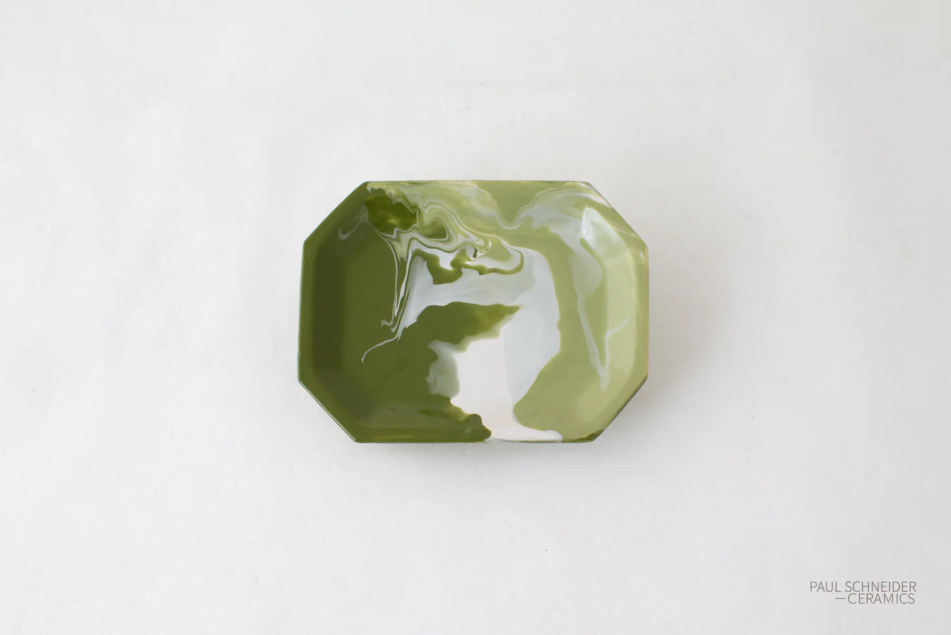 MINI TRAY GEODE GREEN