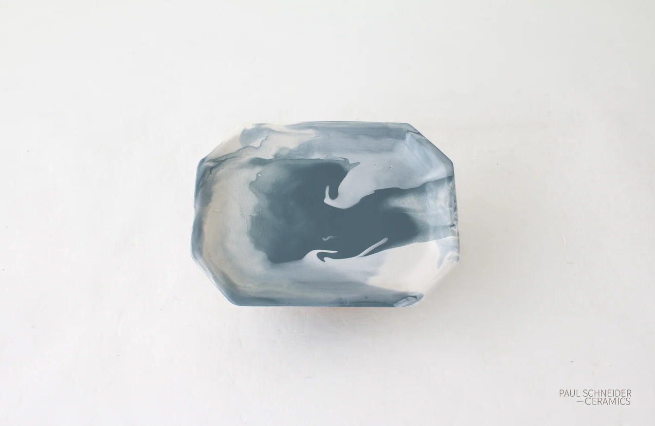 TRAY MINI GEODE BLUE