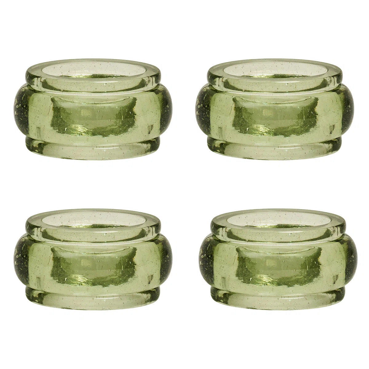 PROVENCE NAPKIN RING SET OF 4 BASIL