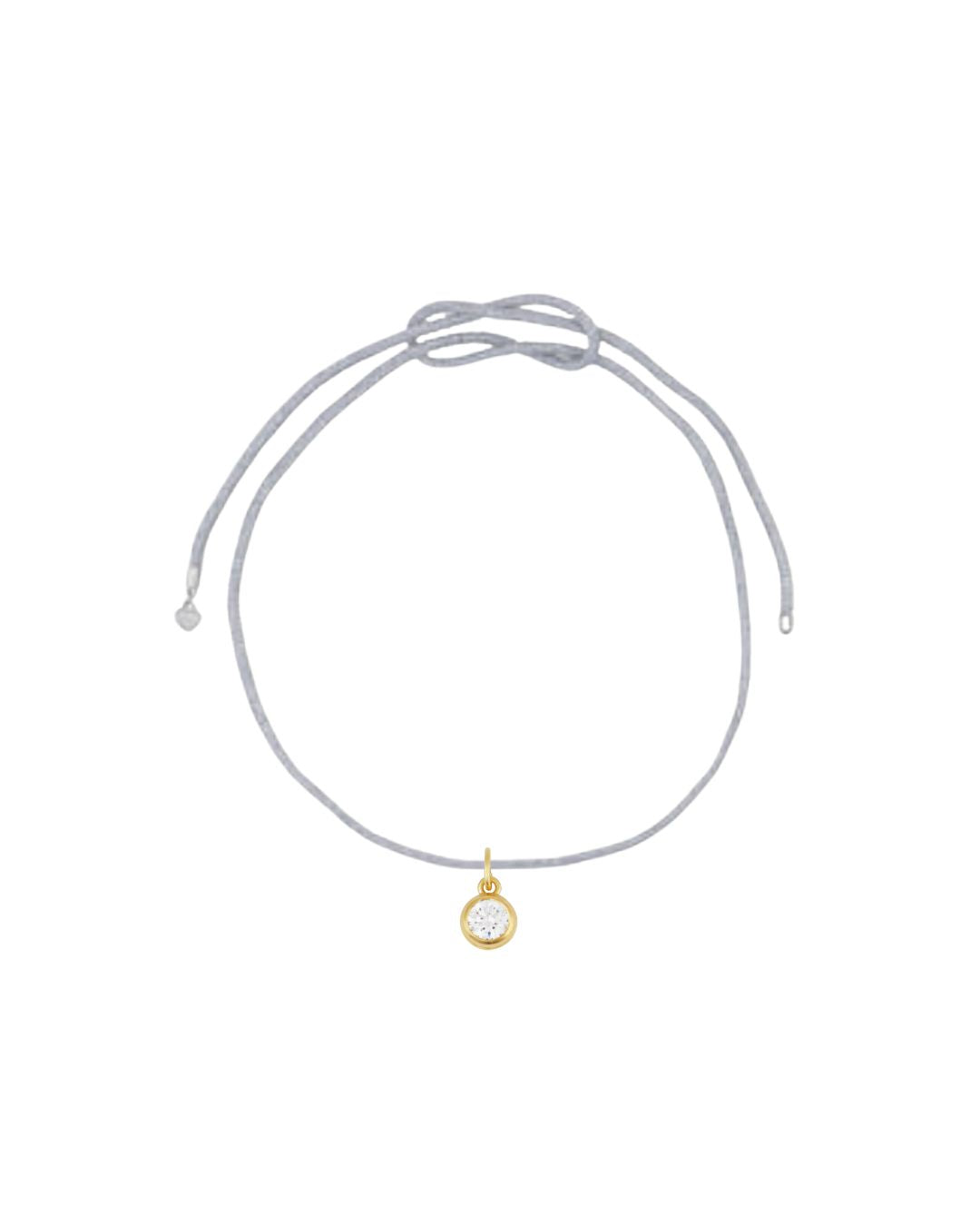 BEZEL CHARM WITH CORD