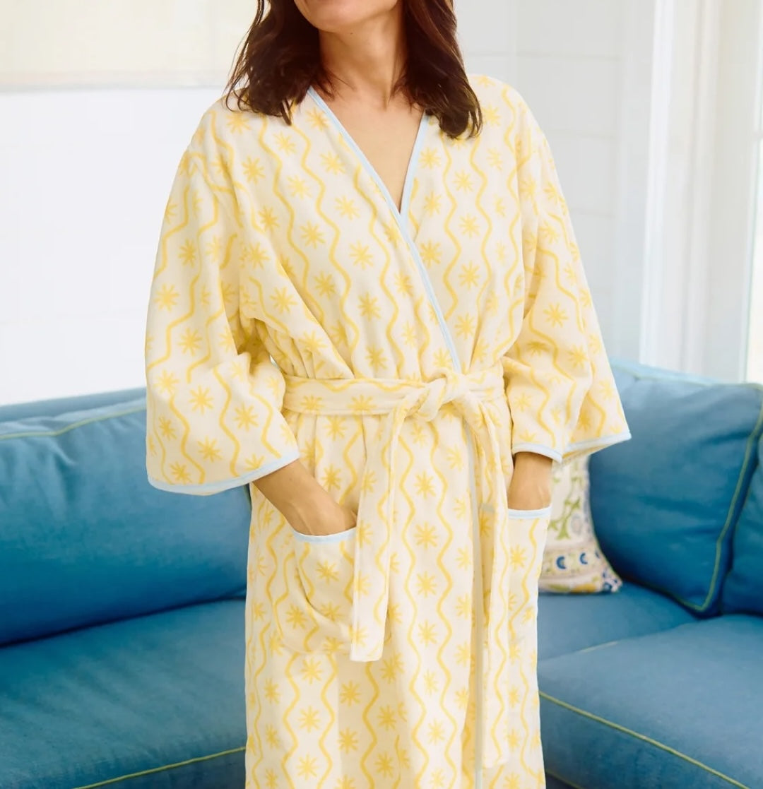 LONG BELL SLEEVE PLUSH ROBE