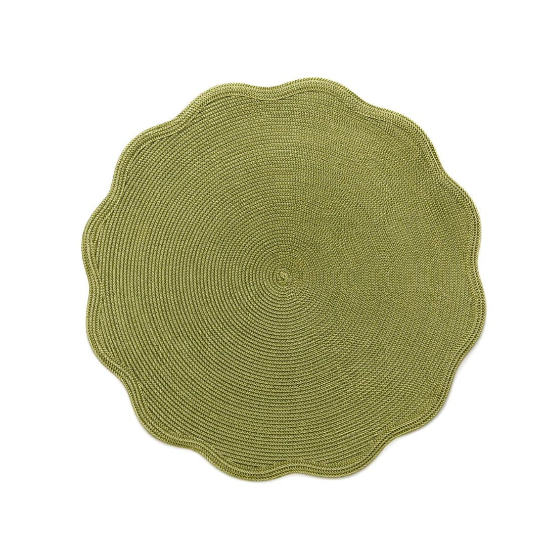 ROUND SCALLOP PLACEMAT- SET OF 4