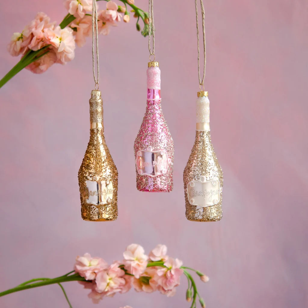 CHAMPAGNE BOTTLE ORNAMENT