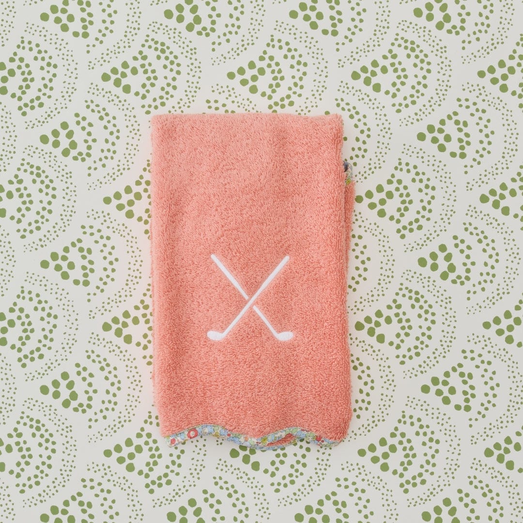 SCALLOPED GOLF TOWEL