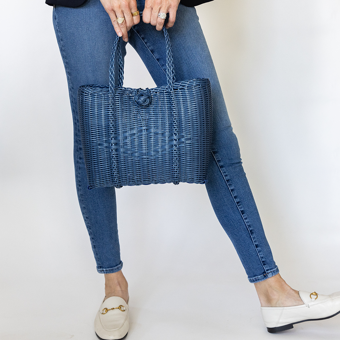 FOG BLUE TOTE, EXTRA SMALL