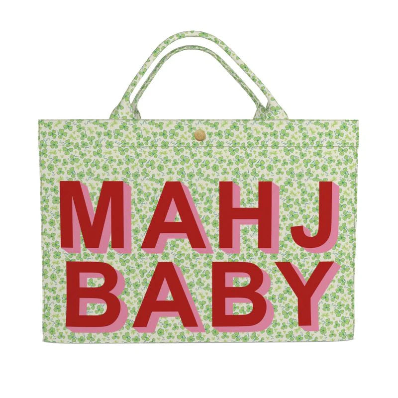 JUMBO SLOUCHY TOTE, MAHJ BABY CANNAGE BLONDE