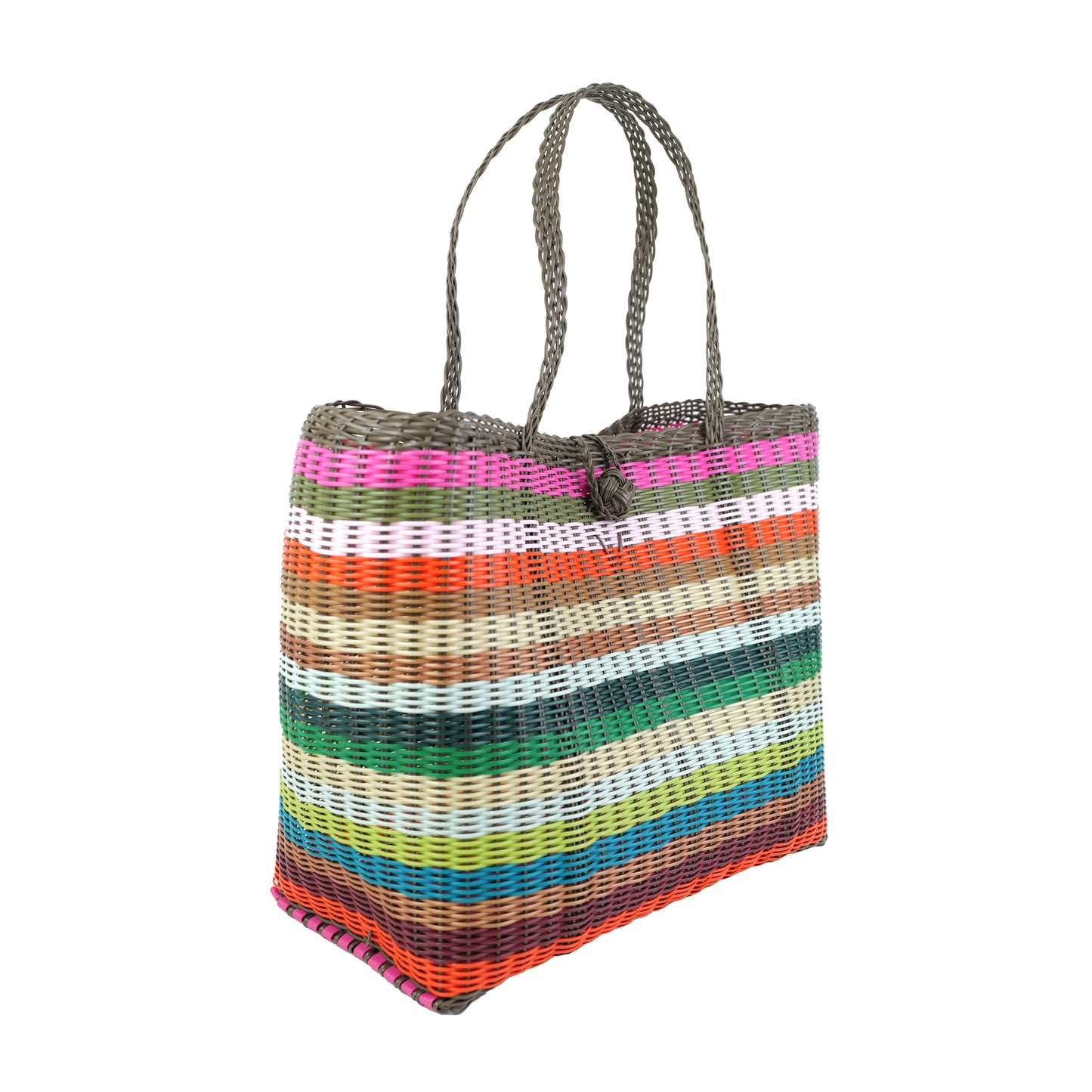 MEDIUM MULTI STRIPE TOTE