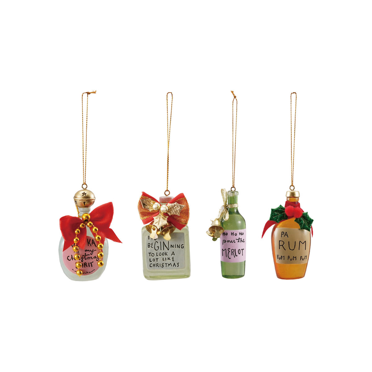 BOTTLE ORNAMENTS
