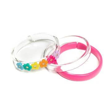 BRIGHT COLOR FLOWERS BANGLE