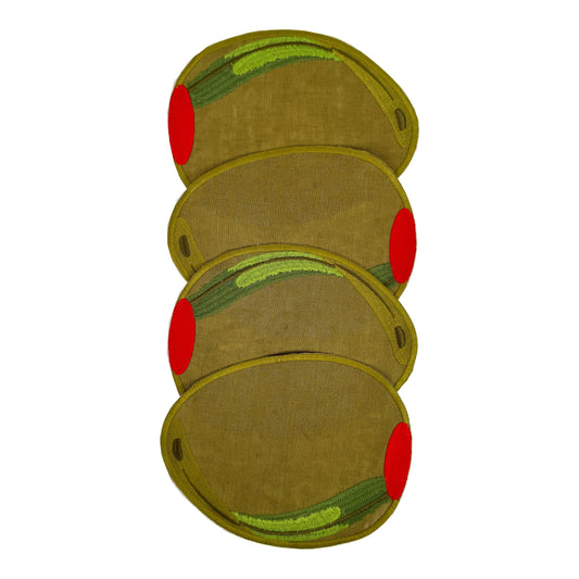 OLIVE NAPKINS, SET OF 4