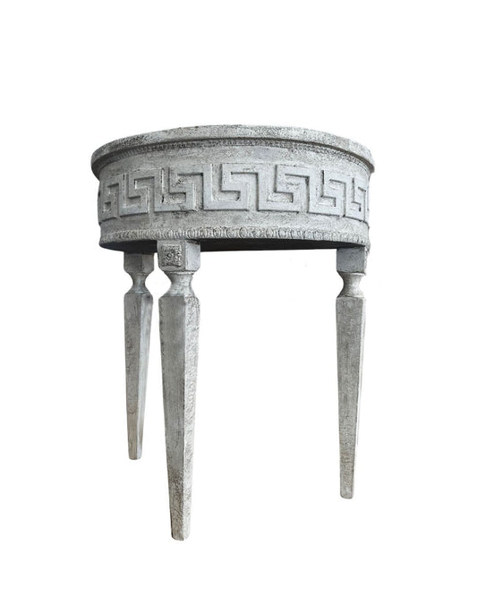 ITALIAN GREEK KEY DEMILUNE