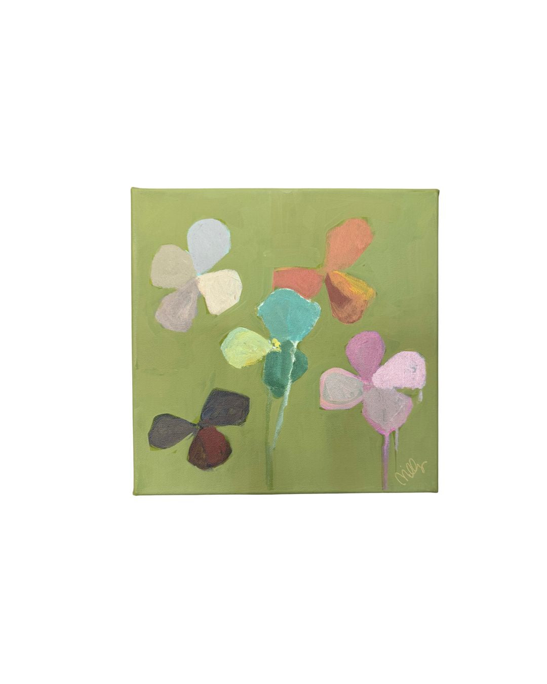 PLAYFUL PANSIES- 10x10