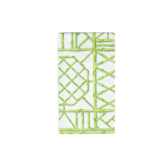 BAMBOO SCREEN MOSS GREEN NAPKINS