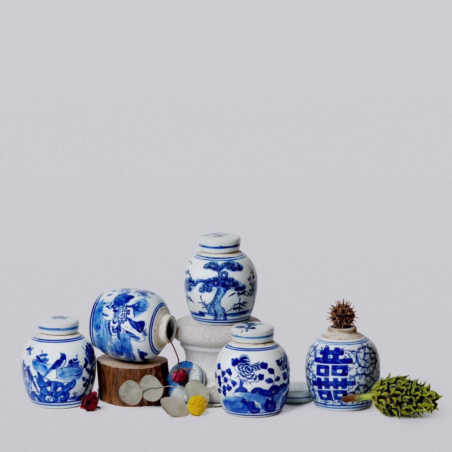 MINI THREE FRIENDS ROUND JAR