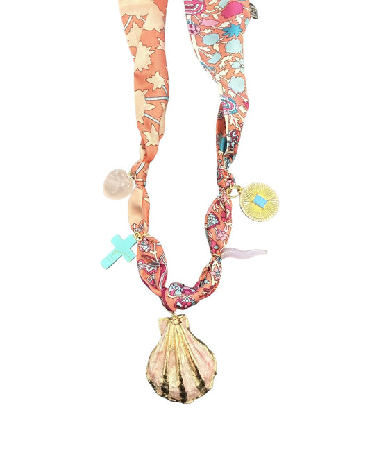 SCARF CHARM NECKLACE