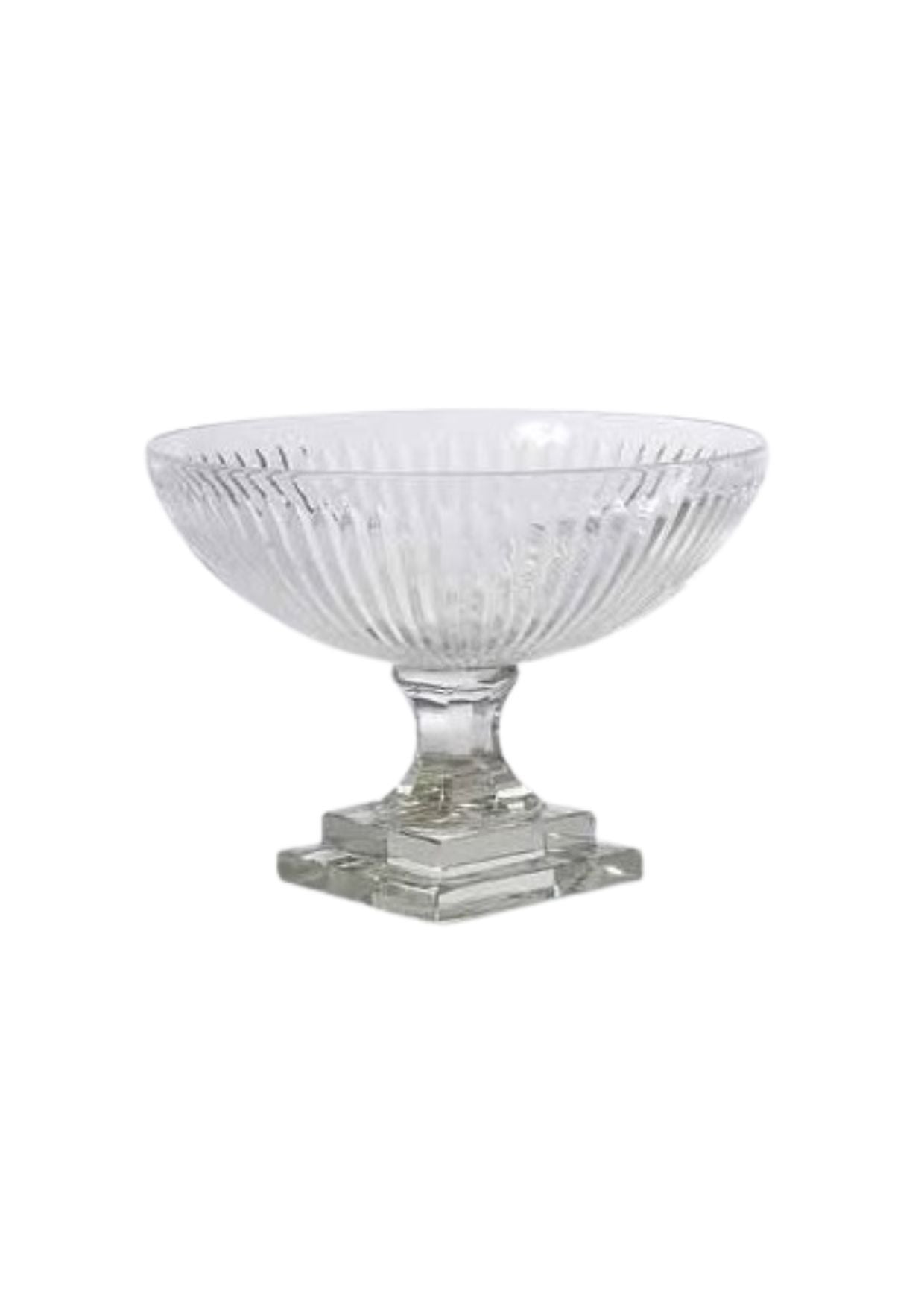 GLASS PRISMATIC BOWL