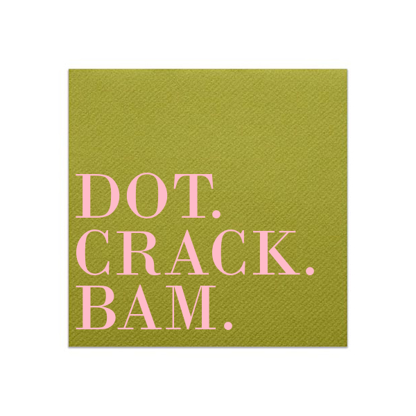 DOT CRACK BAM NAPKINS