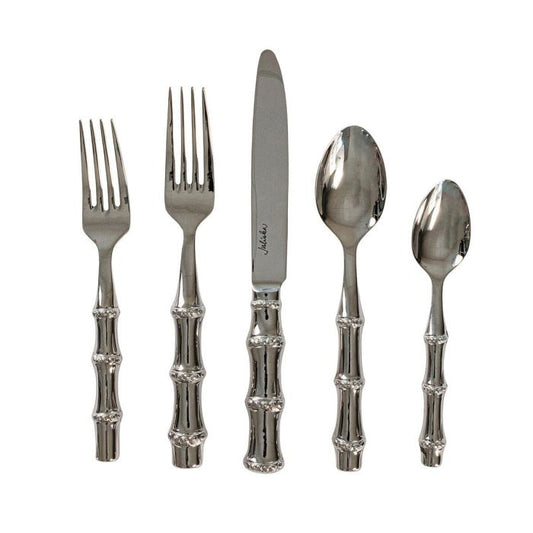 BAMBOO POLISHED 5 PIECE PLACE SETTING