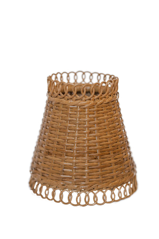 RATTAN GARDEN RECHARGEABLE LAMP SHADE