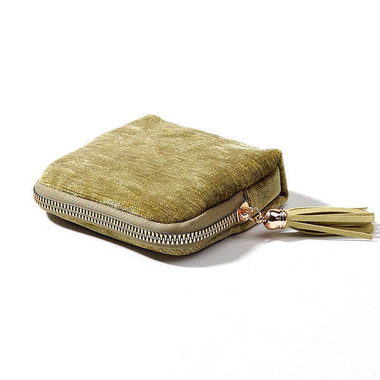 FRINGE ZIPPER JEWELRY ORGANIZER