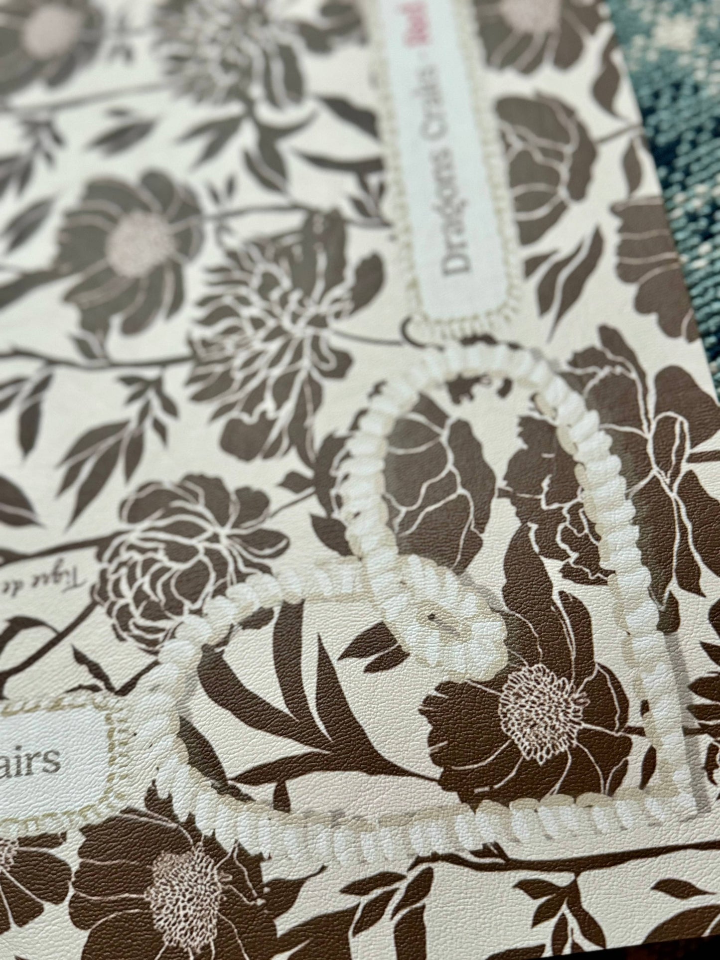 MAHJONG GAMING MAT, COCONUT PEONY- RULES ADDITION
