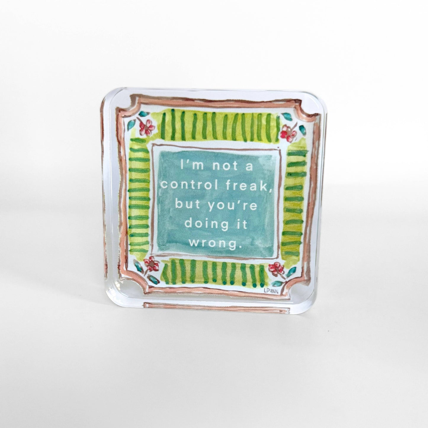 CONTROL FREAK ACRYLIC BLOCK