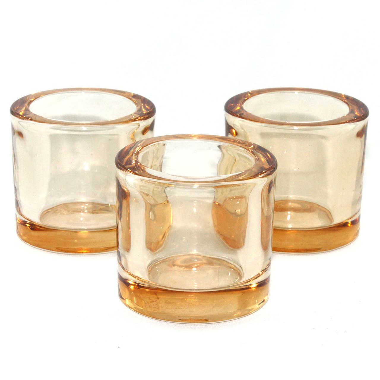 HEAVY GLASS VOTIVE HOLDER