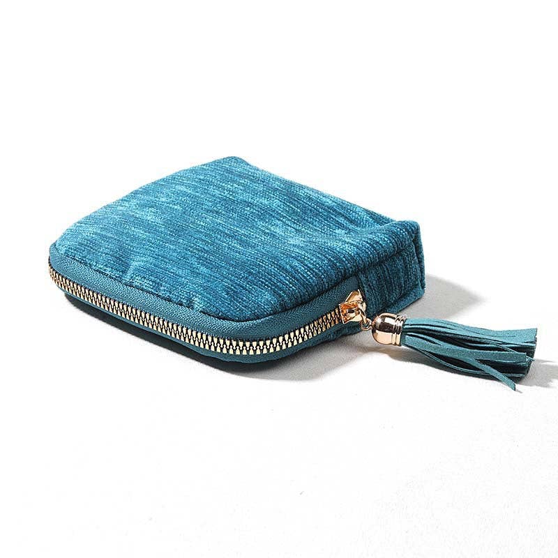 FRINGE ZIPPER JEWELRY ORGANIZER