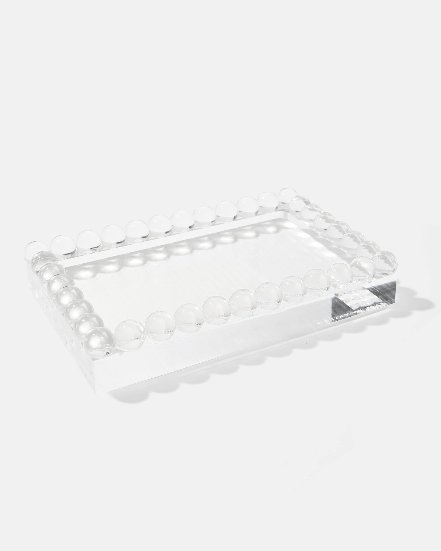 MEDIUM BUBBLE LUCITE TRAY