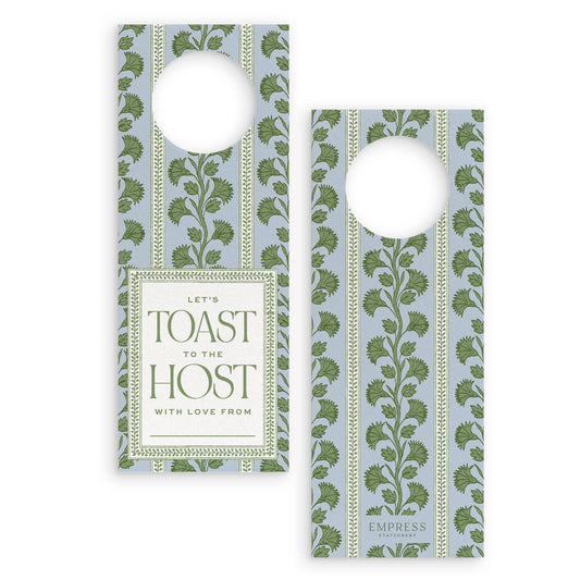TOAST TO THE HOST WINE TAG