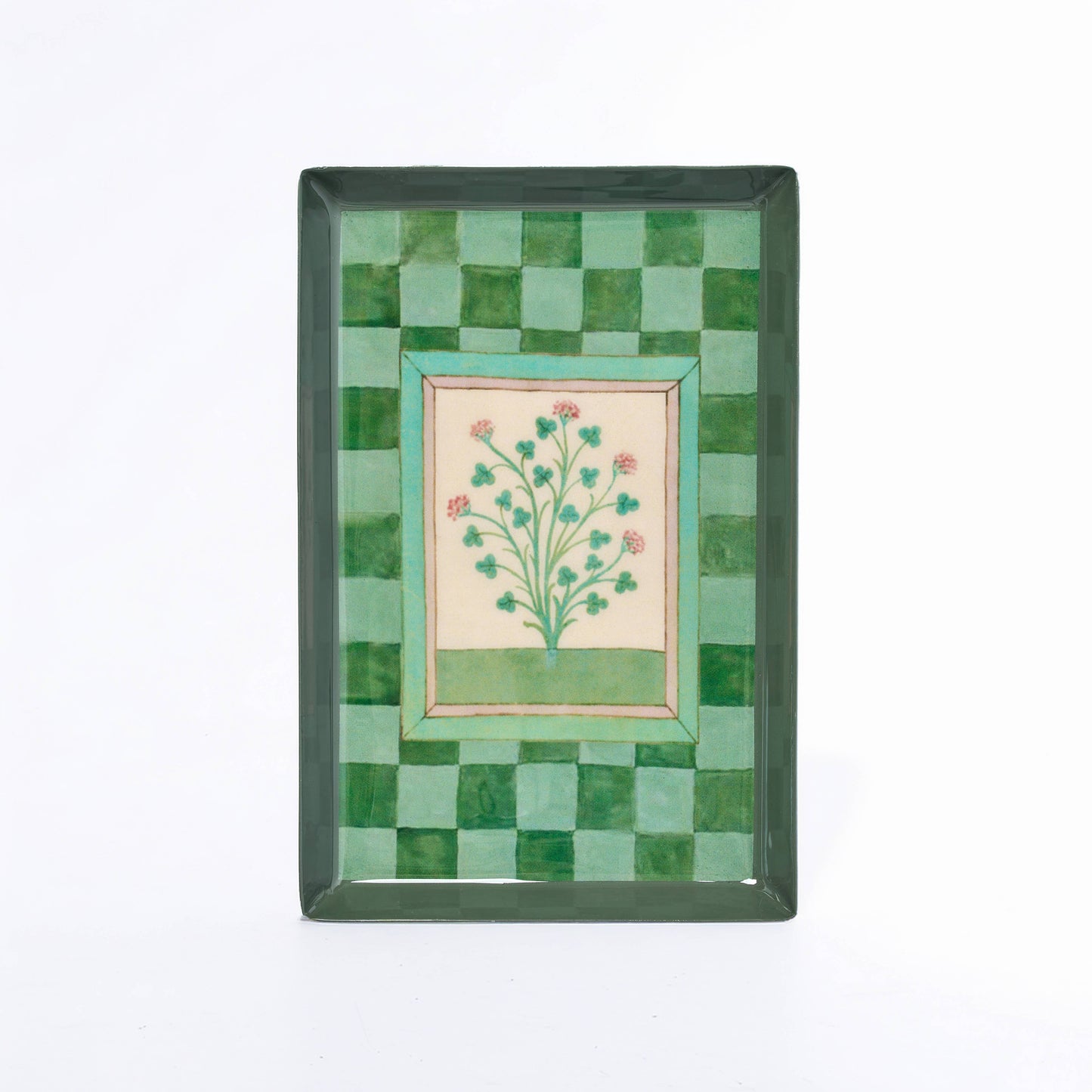 RECTANGULAR ENAMEL TRAY- HERBS