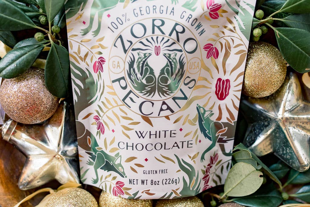 WHITE CHOCOLATE COVERED PECANS