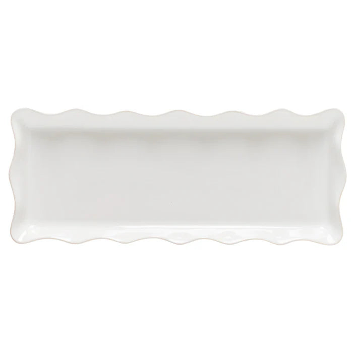 RUFFLED RECTANGULAR TRAY