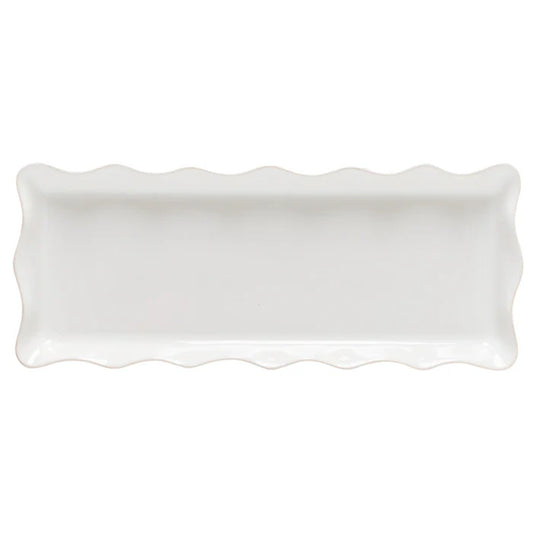 RUFFLED RECTANGULAR TRAY