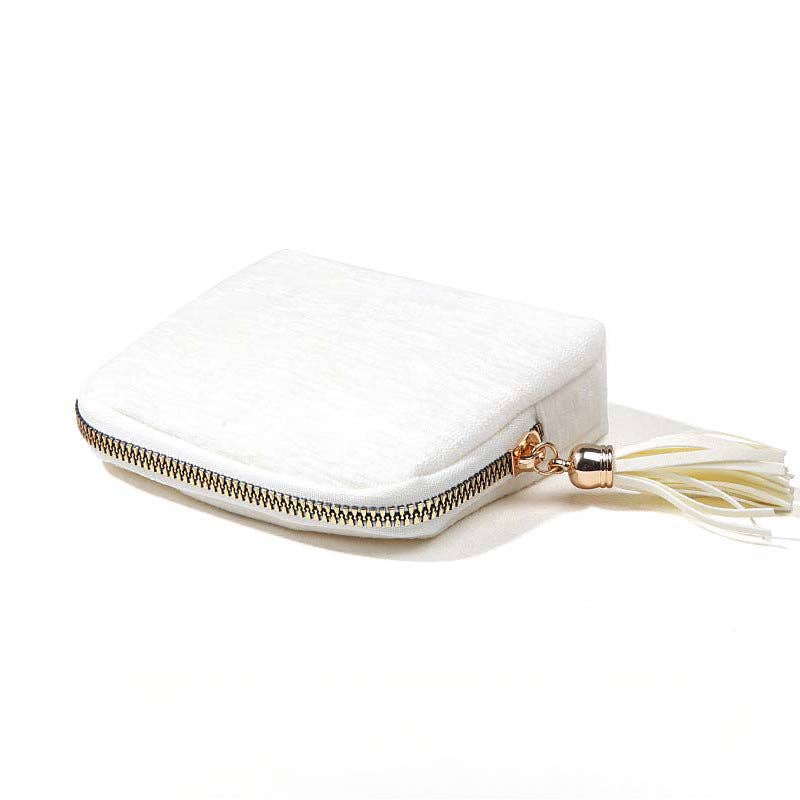 FRINGE ZIPPER JEWELRY ORGANIZER