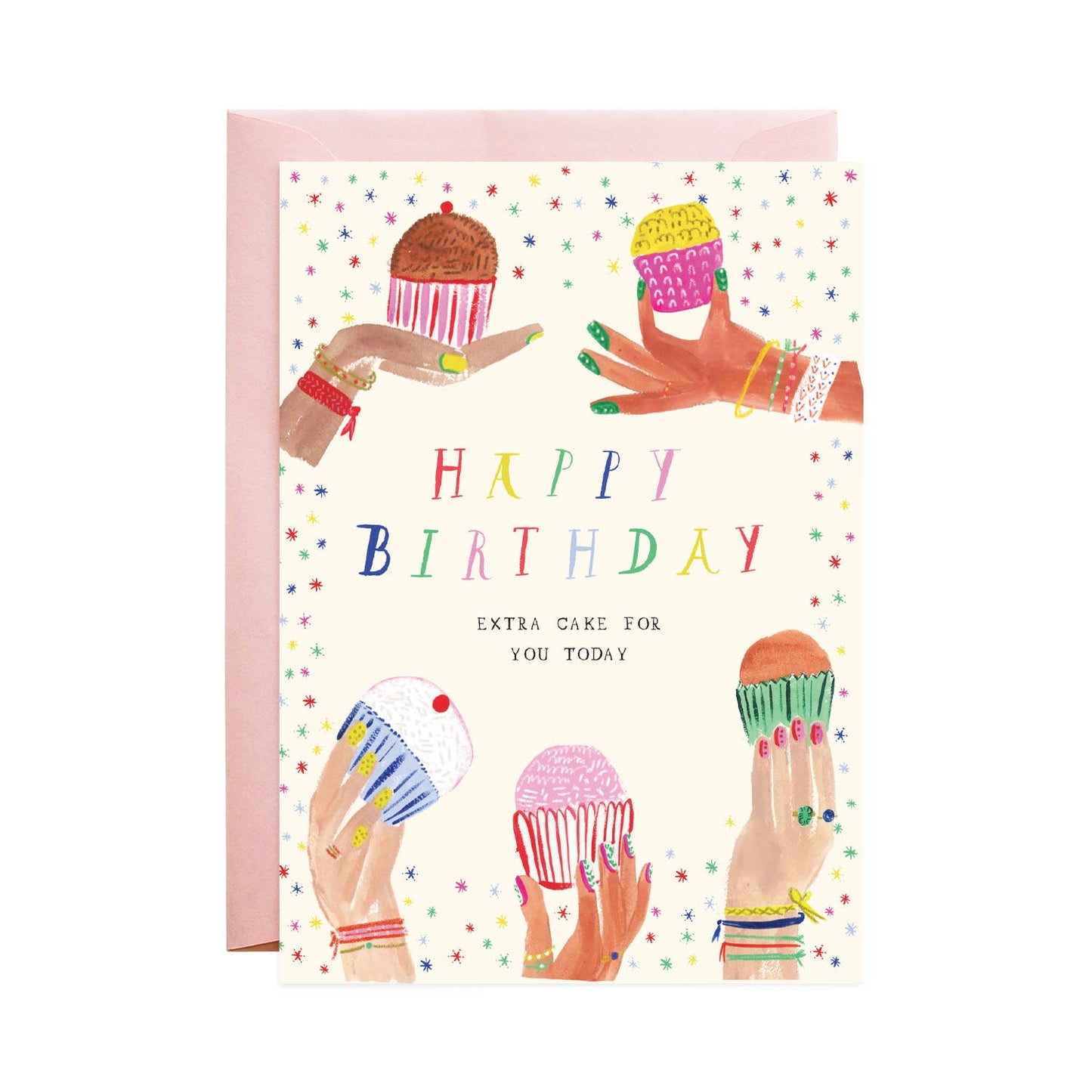 CONFETTI CUPCAKES CARD