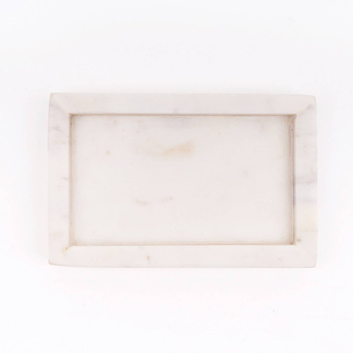 WHITE MARBLE SOAP DISH