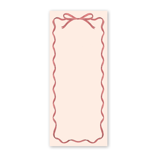 RIBBONS SKINNY NOTEPAD