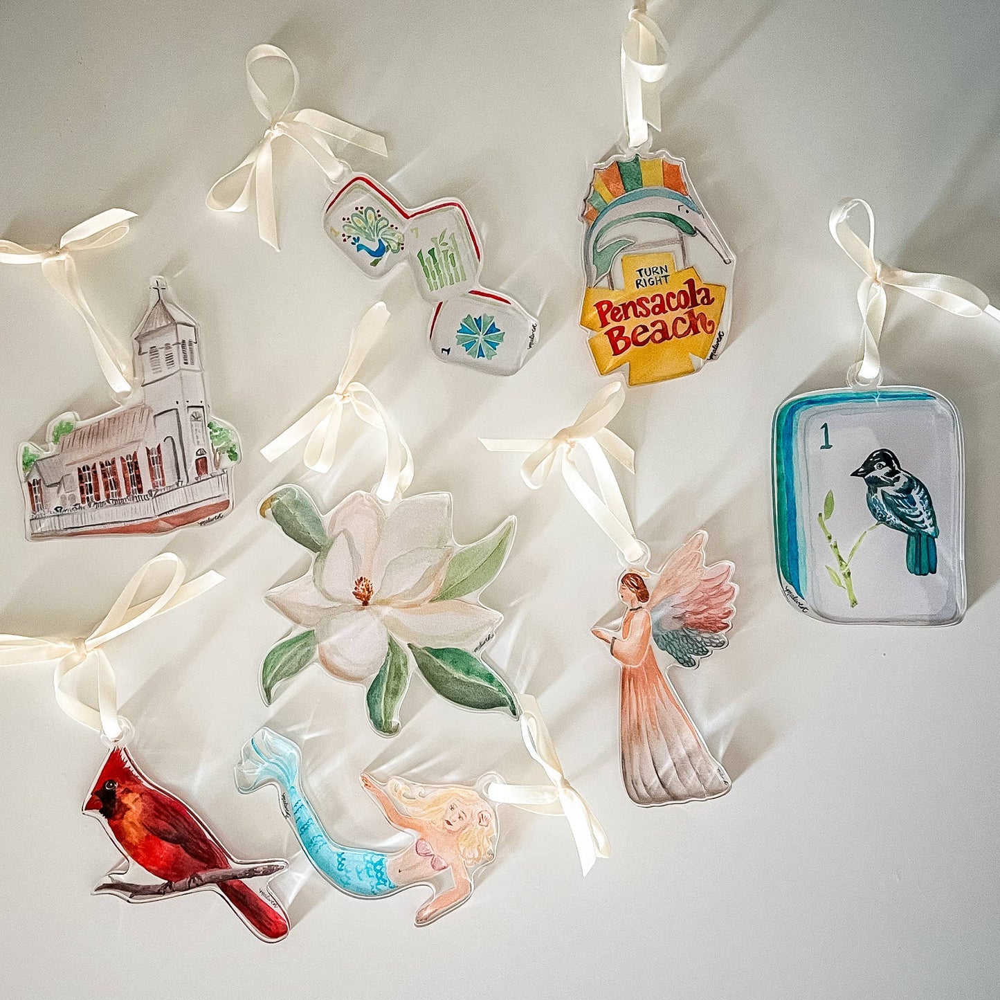 BIRD BAM MAHJONG ORNAMENT