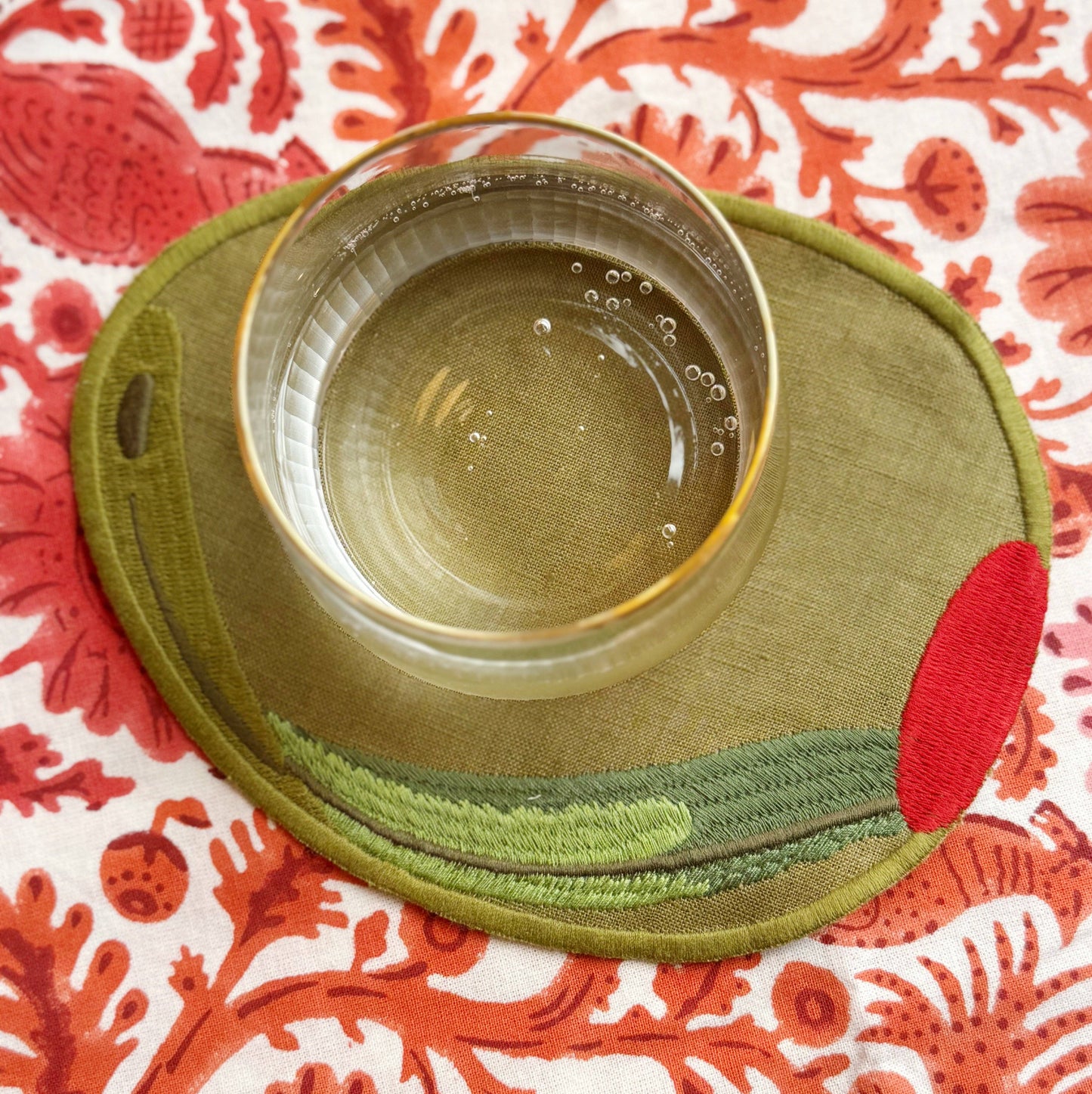OLIVE NAPKINS, SET OF 4