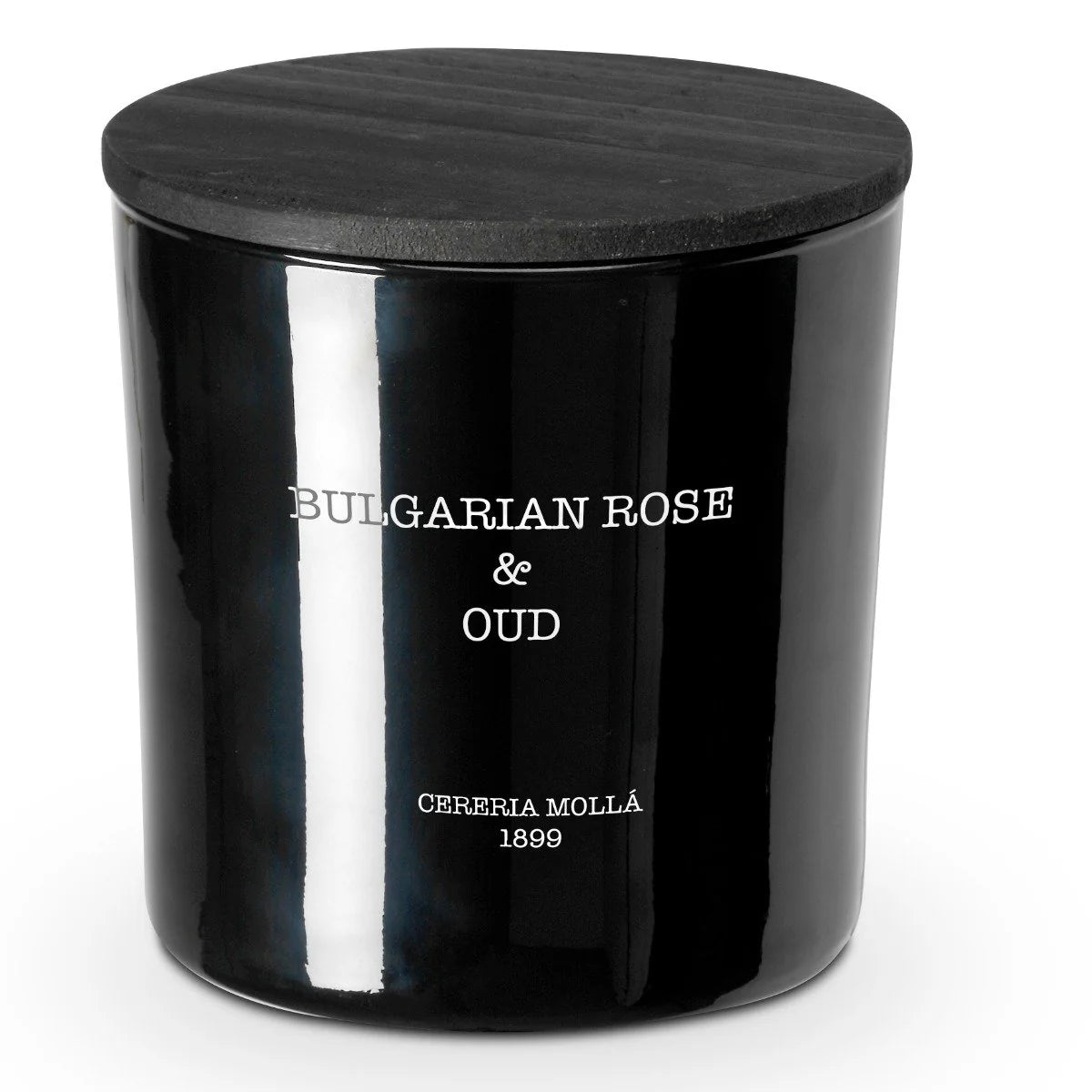 CANDLE - 8 OZ. BULGARIAN ROSE & OUD - BLACK