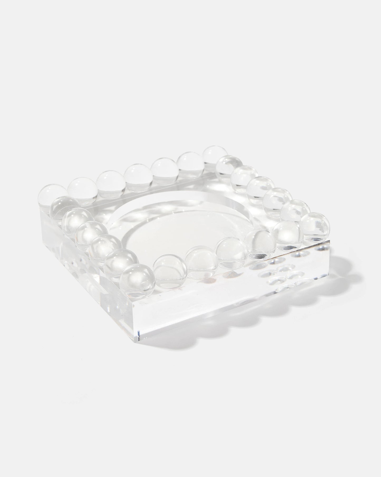 SMALL BUBBLE LUCITE TRAY