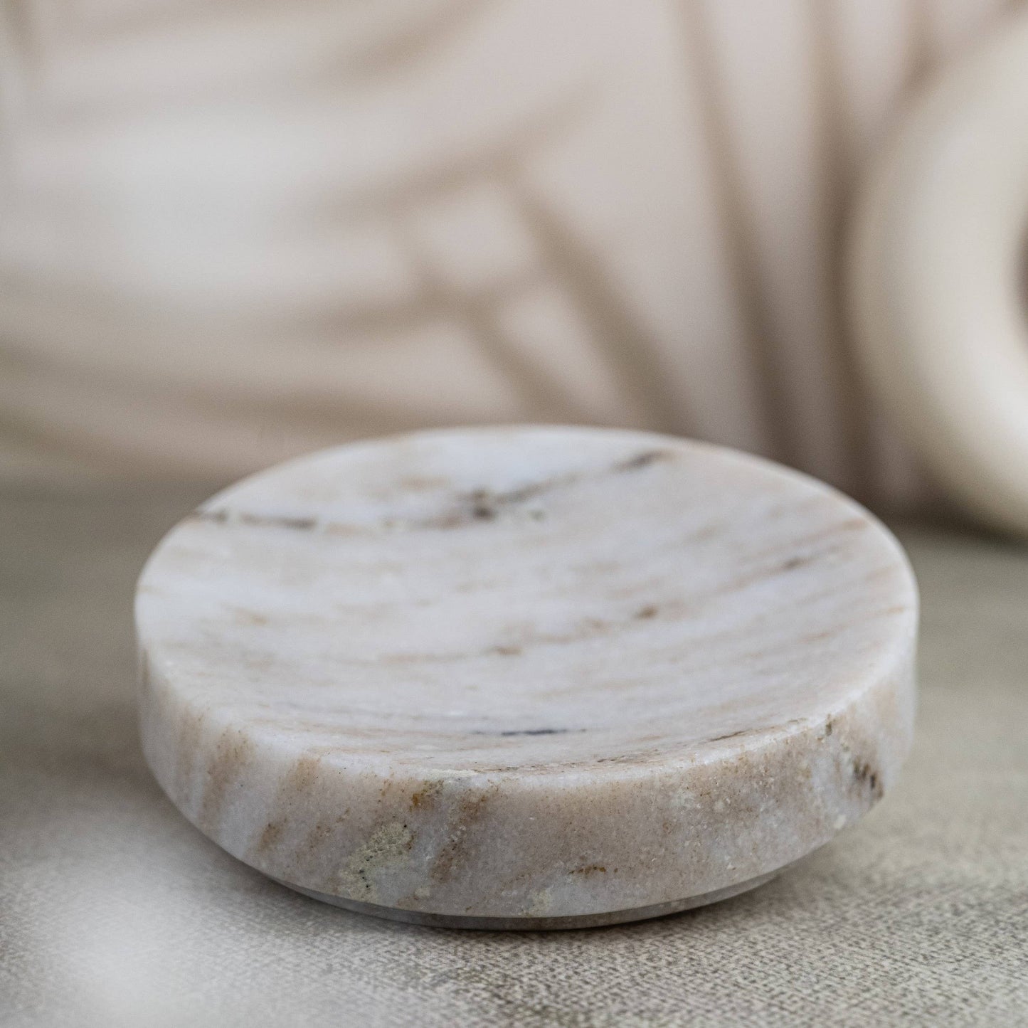 MARBLE ROUND DISH