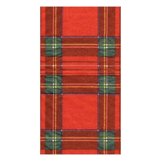 ROYAL PLAID GUEST TOWEL